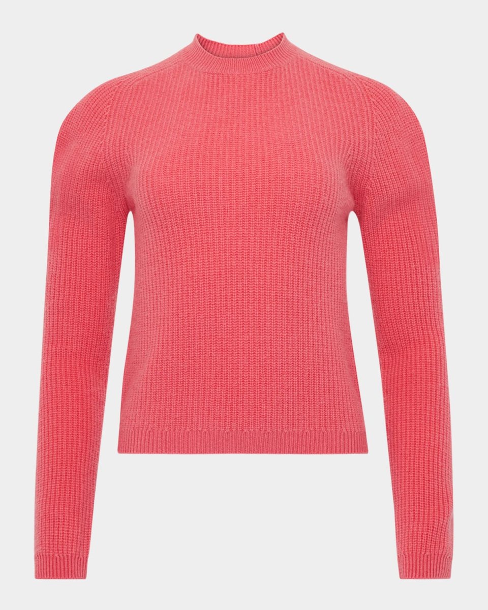 Puff-Sleeve Wool-Cashmere Sweat